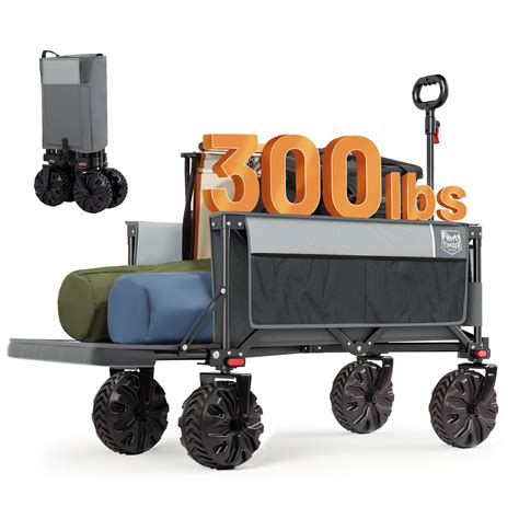 Snapklik.com : TIMBER RIDGE 47 Extra Long Collapsible Folding Wagon