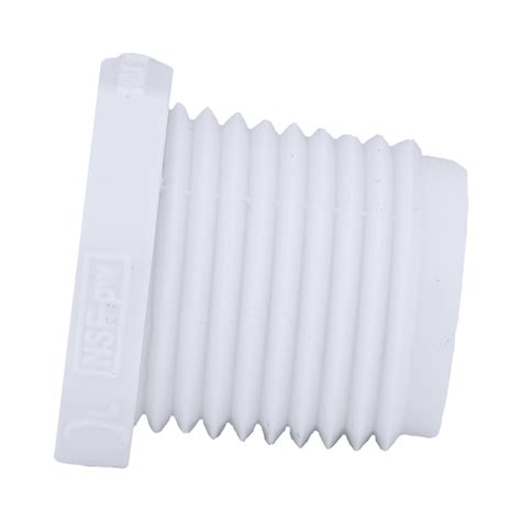 Charlotte Pipe 1/2-in Schedule 40 PVC Male Plug - White (NSF Safety ...