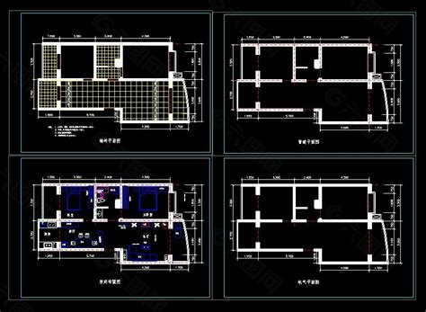 cad室内户型图图纸-包图网
