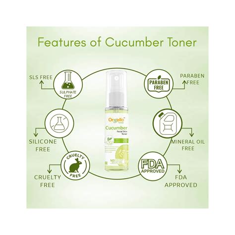 Orgello Cucumber Skin Toner 100 ml online - Cureka