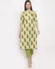 Buy Green Kurtas for Women by INDIBELLE Online | Ajio.com