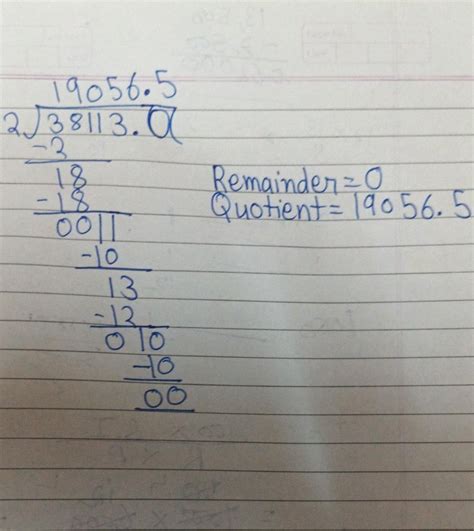 How to divide 38113 divide by 2 - Brainly.in