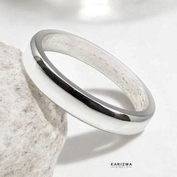 Silver Jointless Kada used for astrology purposes – Karizma Jewels
