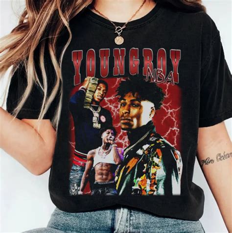 NBA Youngboy Shirt Branded Tee, Rap Fan T-shirt, Music Lover Gift, Hip ...