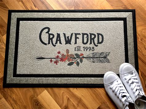 Custom Welcome Mats at Pearl Jenks blog