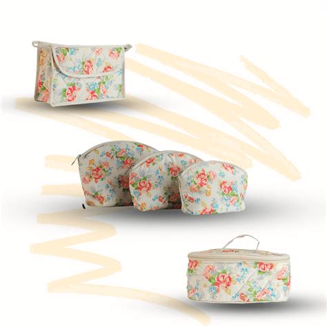 Shop Pack of 5 Makeup Pouch Combo Set Online – Playful Plunge