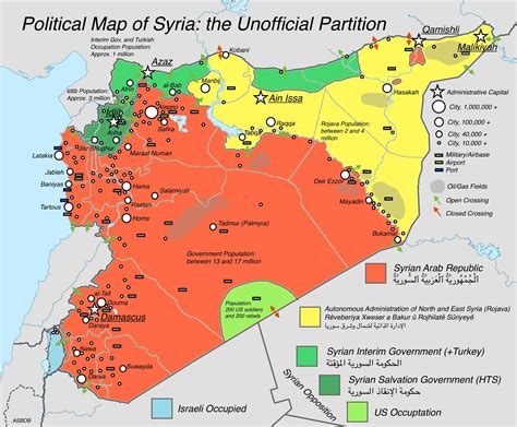 Syrian Civil War Map April 2022