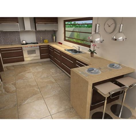 Interceramic Travertino Royal 10-Pack Noce Glazed Ceramic Tile at Lowes.com