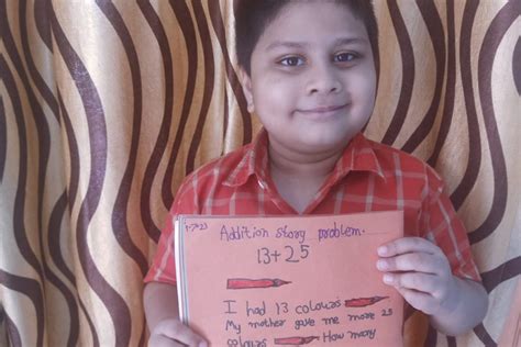 Math: Framing of addition story problem - SAI Angan