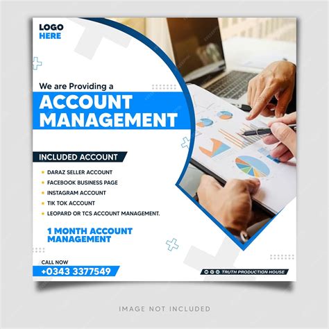Social media management post | Premium Vector