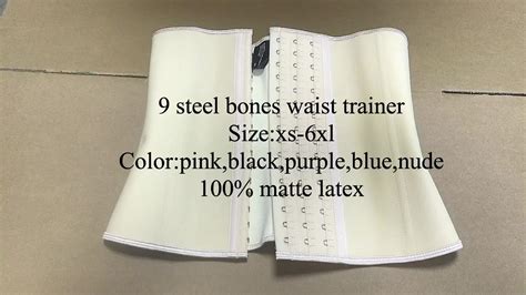 Fajas Colombia Waist Trainer 5 Colors Waist Training Cincher Latex ...