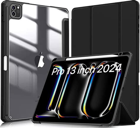 Robustrion for iPad Pro 13 inch M4 / M5 Cover Case with [Pencil Holder ...