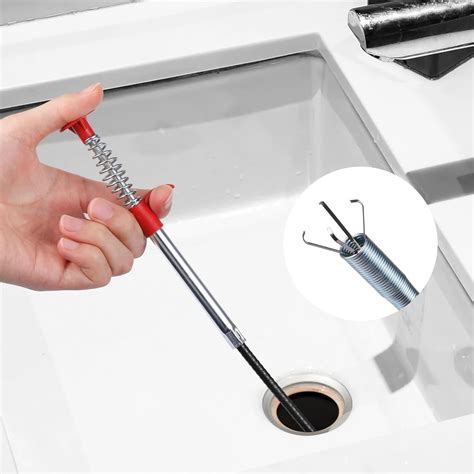 Drain Snake Hair Drain Clog Remover Tool - Sink Drain Cleaner for Sewer ...