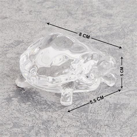 Buy Cosmos Glass Tortoise Figurine from Home Centre at just INR 249.0
