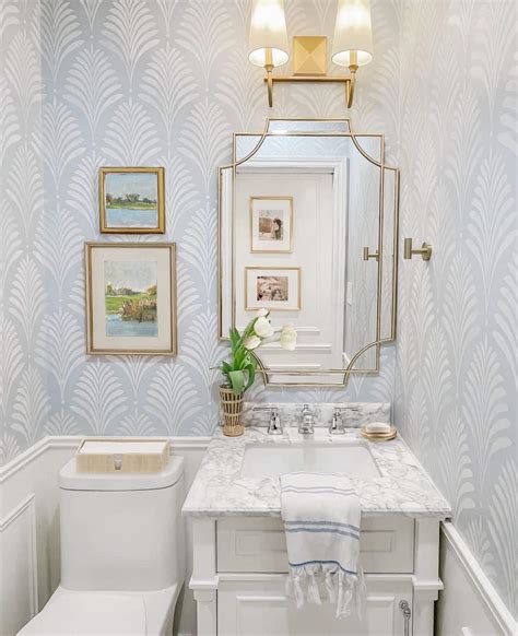Shell Wallpaper Ideas for Coastal Bathrooms - Soul & Lane