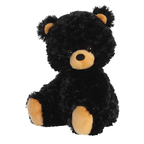 Aurora - Large Black Bear - 13" Black Bear Cub - Snuggly Stuffed Animal ...