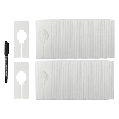 Homend 100Pack White Clothing Rack Size Dividers India | Ubuy