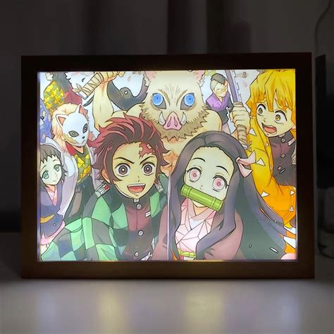 Demon Slayer 3 - Light Painting Bingkai Glow – Nuvue Store