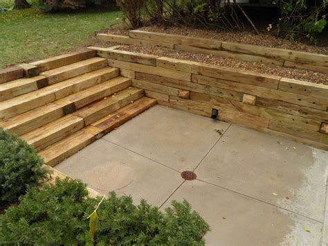 Wood Retaining Wall Construction