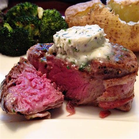 Pan-Seared Filets Mignons with Roasted Garlic Compound Butter | Cook ...