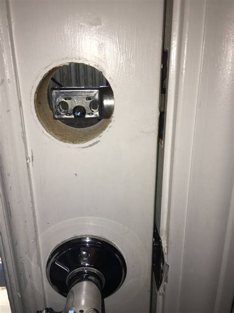 Standard double-cylinder deadbolt stuck in locked position. Some ...
