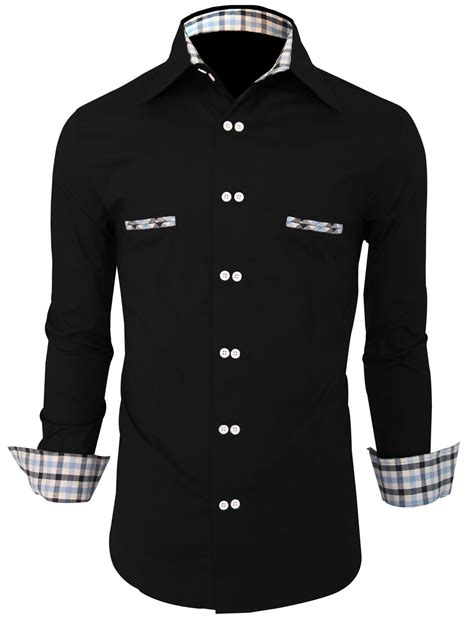 mens slim fit dress shirts
