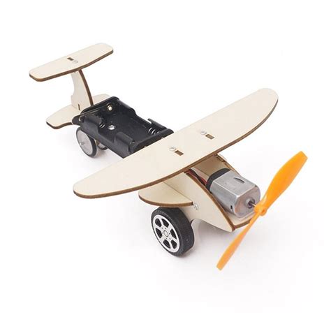 STEM IT | DIY 3D Wooden Plane Hand-Powered Science Kit