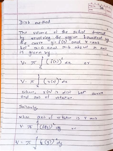 Image result for Shell Washer and Disk Method for Calc