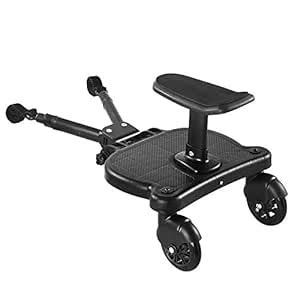GemonExe Universal 2in1 Stroller Ride Board with Detachable Seat ...
