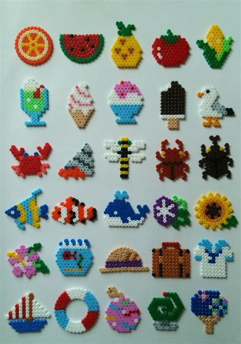 Melty bead patterns, Easy perler beads ideas, Perler beads designs