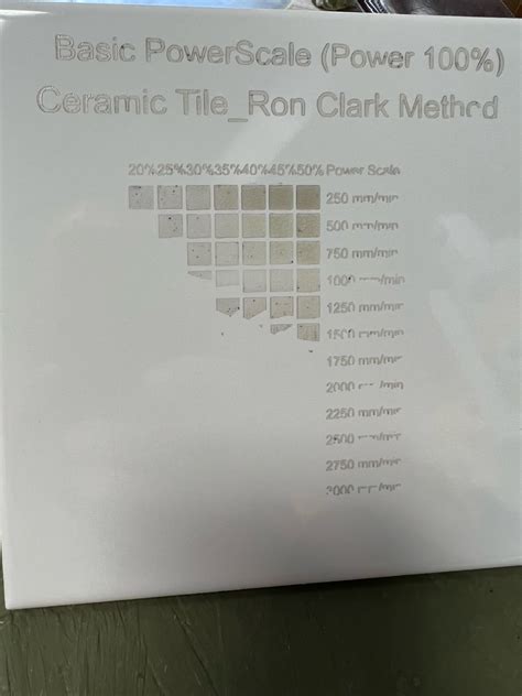 White Tile question - xTool - LightBurn Software Forum