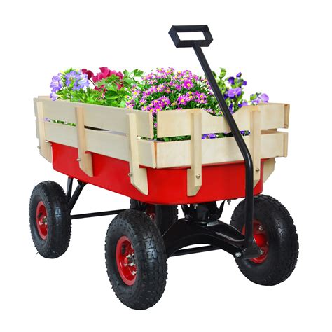 Branax Wagon with Rubber Wheels, Kids Outdoor Garden India | Ubuy