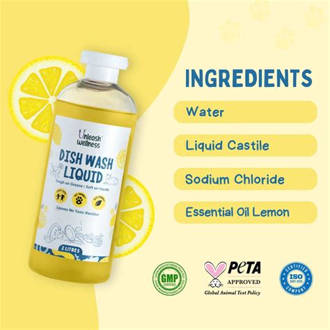 Organic Dish Wash Soap Liquid For Pets and Babies | Unleash