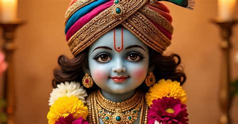 लड्डू गोपाल की AI तस्वीरें, देखते रह जाएंगे आप