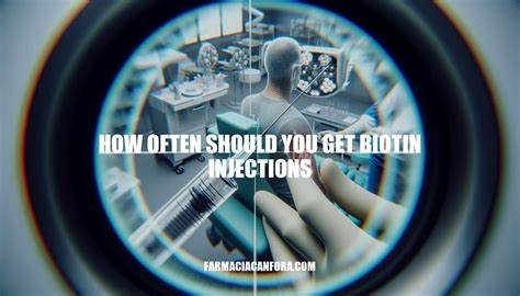 Biotin Injection Frequency: A Guide to Optimal Health Benefits
