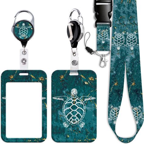 Juanooo Cute Dinosaur ID Lanyard Card Holder Cool Key Keychain Lanyard ...