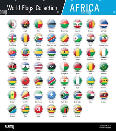 Countries Flags In Africa