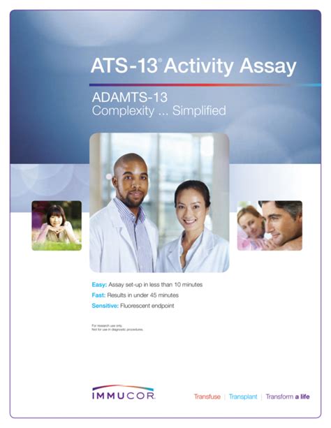 ATS-13 Activity Assay | Coagulation | Immucor