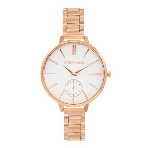 Shop Joker & Witch Rose Gold Watch Bracelet Set Online for Women