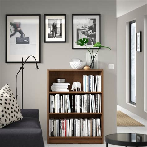 BILLY Bookcase, brown walnut effect, 80x28x106 cm (311/2x11x413/4") - IKEA