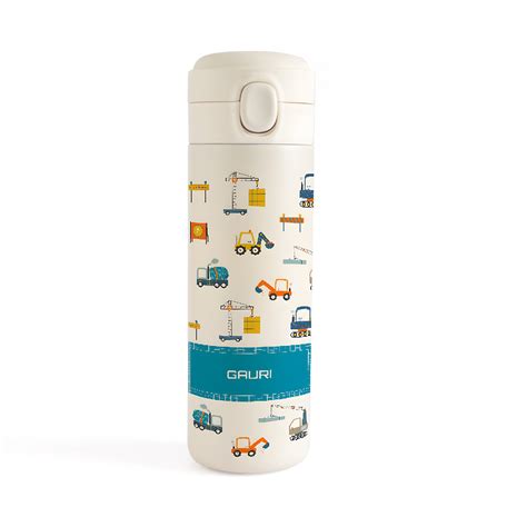 Insulated Water Bottle -Construction Site – Babble Wrap