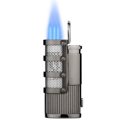 Buy KATZONE - Triple Jet Flame Butane Refillable Torch Ergo Lighter ...