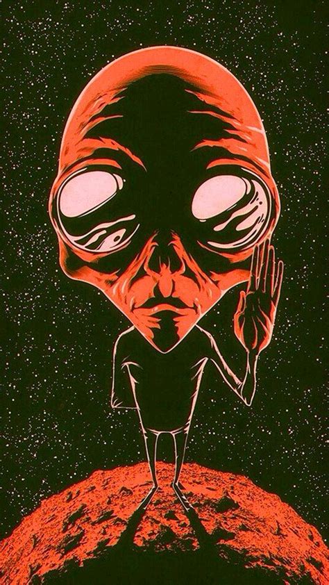 Cartoon Alien Wallpapers - Wallpaper Cave