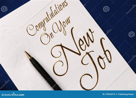 Congratulations New Job