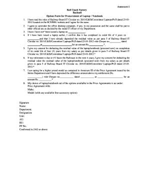 Annexure To Reimbursement Policy - Rail Coach Factory Raebareli 2020 ...