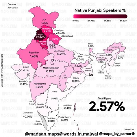 Some Punjabi Language Related Maps that you might like : r/punjab