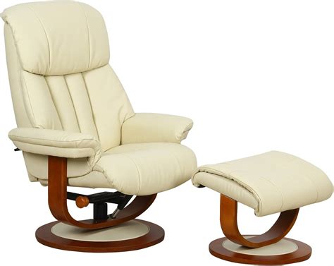 Morris Living GFA Hereford Genuine Leather Swivel Recliner Chair ...