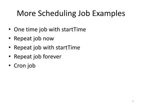 Job Scheduler Tutorial 的图像结果
