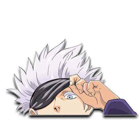 Gojo peeker Sticker – Otakukulture