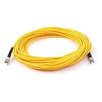 Generic 15M 49Ft Jumper Cable Simplex Singlemode ST-ST Fiber Optic ...